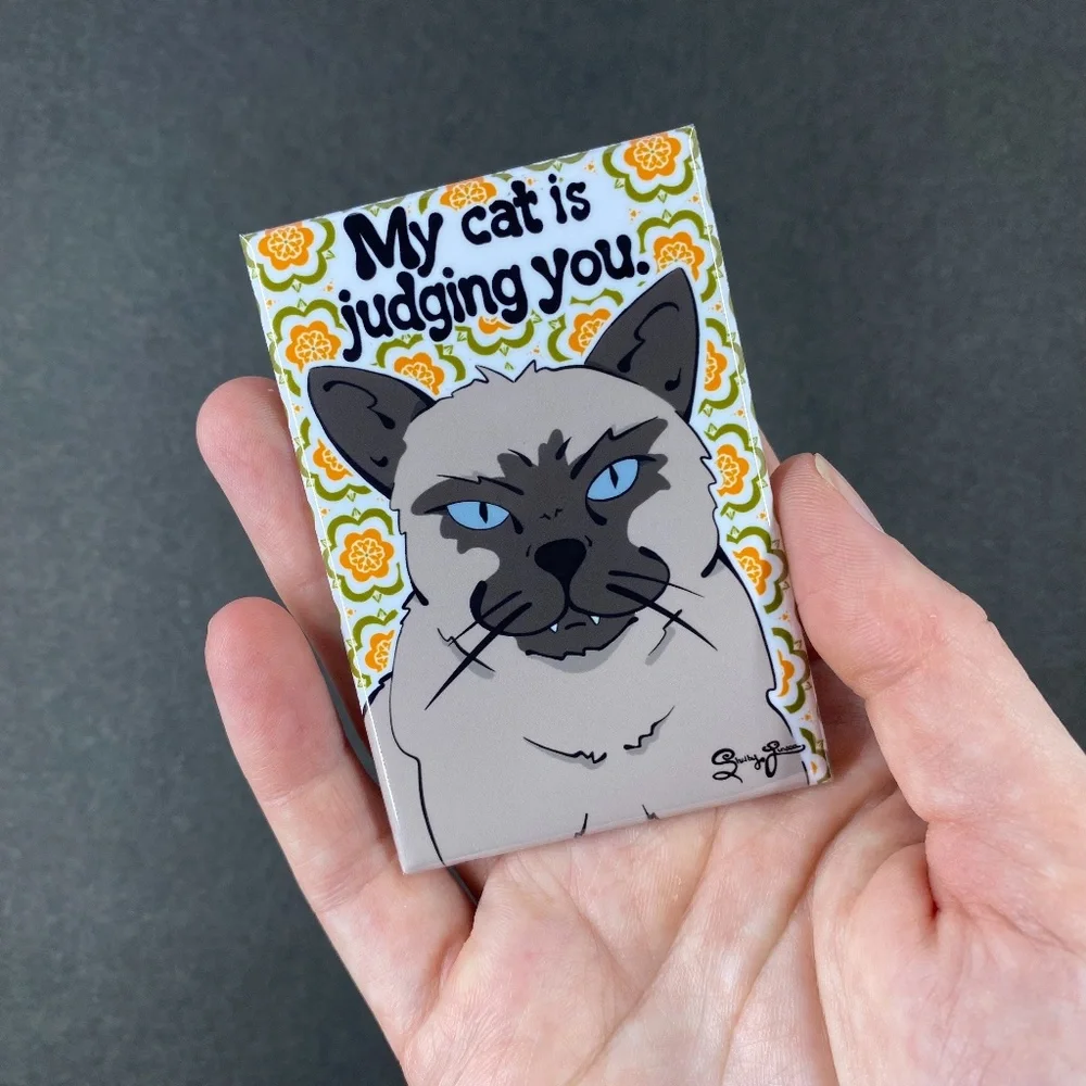 Funny Cat Magnet 